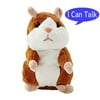Plush Interactive Toys PRO Talking Hamster Repeats What You Say Electronic Pet Chatimals Mouse Buddy