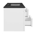thumbnail image 4 of Modway Render 48" Wall-Mount Bathroom Vanity in White Black, 4 of 10