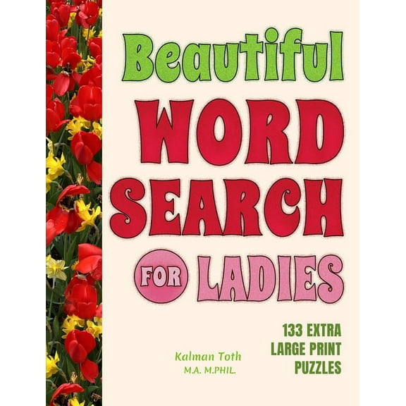 Beautiful Word Search for Ladies, (Paperback)