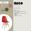 thumbnail image 2 of M&Iacute;O ES TUYO | Juego de 4 Sillas | Modelo Frida | Apilable Hecha con Polipropileno y Madera Maciza tratada | Multiusos para Oficina, hogar, Escuela, cafeter&iacute;a, Fonda, Bar | Color, 2 of 6