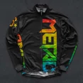 thumbnail image 3 of Twin Six 6 - Maillot de ciclismo para hombre, ropa de ciclismo de manga larga fina para exteriores, primavera y otoño, chaqueta ligera, 3 of 5