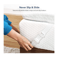 thumbnail image 5 of Mattress Topper Full, 4 Inch Dual Layer Memory Foam Mattress Topper with Bamboo Cover, Medium Firm Bed Topper for Pressure Relieving, 5 of 6