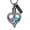 PBN/Black, variant on Personalize Stainless Steel Crystal Heart Urn Pendant Memory Necklace for Cremation Ashes Keepsake Memorial Jewelry for Men Women