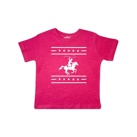 

Inktastic Cowboy Silhouette Team Roping Rodeo Gift Toddler Boy or Toddler Girl T-Shirt
