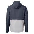 thumbnail image 3 of Men's-Cutter & Buck  Navy Real Salt Lake Charter Eco Recycled Anorak Hooded Half-Zip Jacket, 3 of 3
