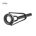 thumbnail image 3 of 2.2mm Tube Dia Stainless Steel Fishing Rod Tips Repair Kit Ring Guide, 3 Pack, 3 of 6
