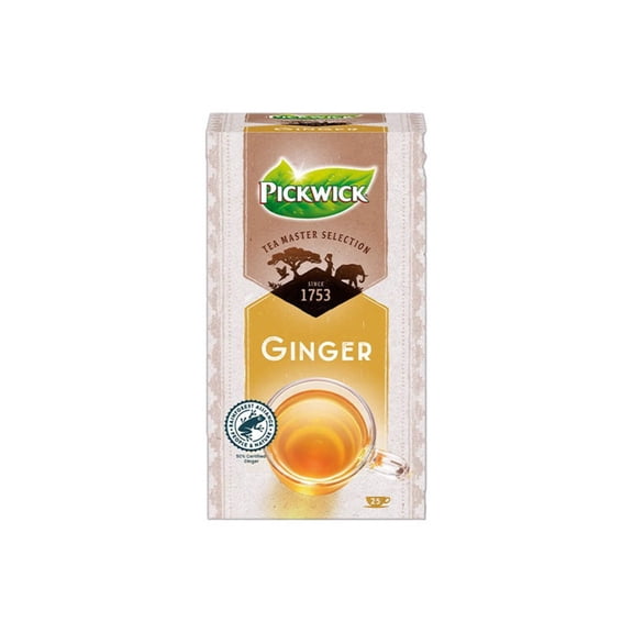 Pickwick Tea Master Selection Ginger Herbal Tea 25ct