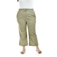 thumbnail image 1 of Pantalon de lino Roman Fashion Talla Extra Verde militar 42, 1 of 7
