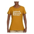 thumbnail image 2 of Wild Bobby, Jadon & Marcus & Bukayo, Sports, Women Graphic Women, Gold, 3X-Large, 2 of 5