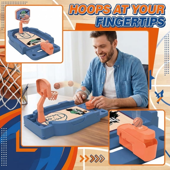 Basketball Desktop Game, Parent-Child Interactive Tabletop Toy, Indoor Sports Toy For Family & Kids