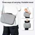 thumbnail image 6 of Large Carrying Case for Meta Quest 3S / Quest 3, Hard Travel Case Compatible with BOBOVR S3 Pro/KIWI Design Battery Head Strap, Quest Controller and Accessory, Portable Travel Bag, Grey, 6 of 7