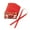 A, variant on Festival Holiday Dollars Bill Organiser 6 Slot Red Pouches With Embossing Snowflake Red Envelope For Parties
