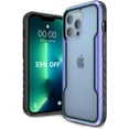 thumbnail image 1 of Shockproof Case Compatible with iPhone 13 Pro Max (Case 2021), Heavy Duty Protective Phone Case Clear, Rugged Aluminum Case for Apple iPhone 13 Pro Max 6.7 inch (Iridescent +Black) Iridescent+Black -, 1 of 7