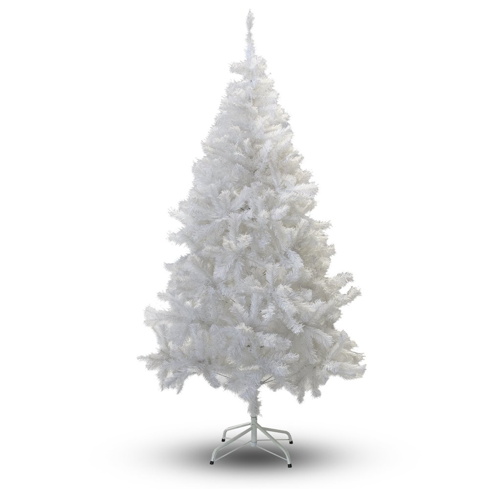 Perfect Holiday 5' White PVC and Crystal Artificial Christmas Tree