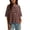 #1Wine, variant on Oversized Striped T-Shirts for Women Summer Color Block Short Sleeve Tops Drop Shoulder Boxy Tees