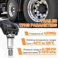 thumbnail image 5 of Trailer TPMS Sensor 13545366 86803857 for GMC Sierra 1500 2019-2025, RV Camper Utility & More Monitor | 433MHz, 4-Pack, 5 of 7
