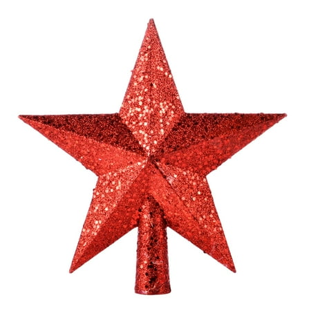 Home Decor Christmas Ornament Five Pointed Star Tree Topper 20cm
