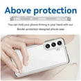 thumbnail image 4 of Decase for Samsung Galaxy A15 Clear Case,Rugged Shockproof Anti-Scratch Soft TPU Bumper Cover Hybrid Crystal Back Phone Case for Galaxy A15,Clear, 4 of 9