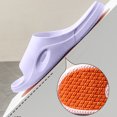 thumbnail image 4 of Non-slip slippers for the elderly female pregnant women Summer home indoor bathroom bath non-slip slippers for men-Purple-37-38, 4 of 6
