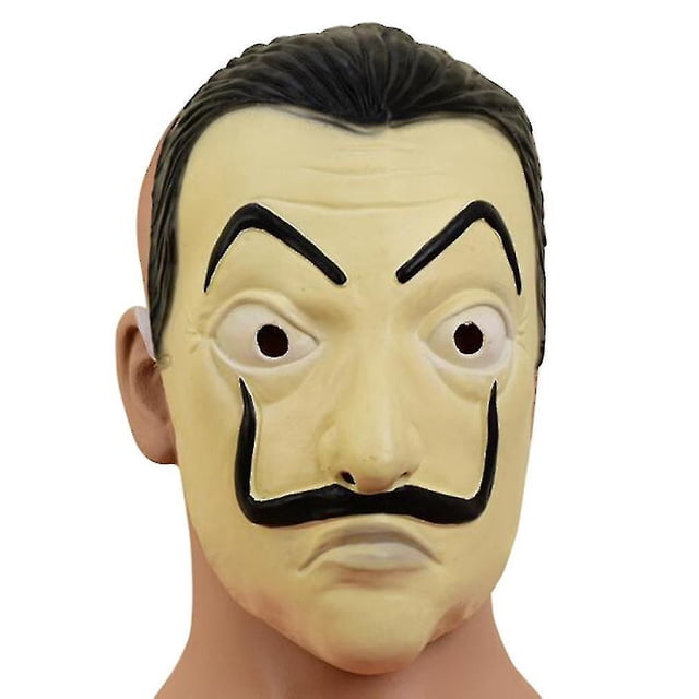 La Casa De Papel Máscara Dalí Latex Headgear Cosplay Props ShuxiuWang 9024735621904