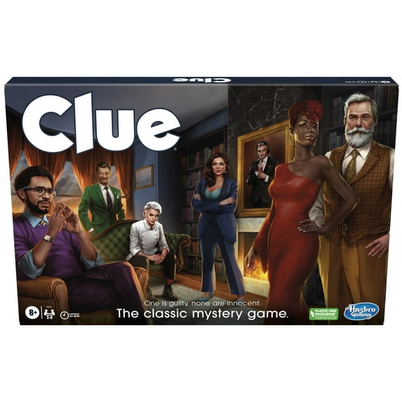 Clue Board Game, Mystery Games for 2-6 Players, Family Games for Kids Ages 8 and Up