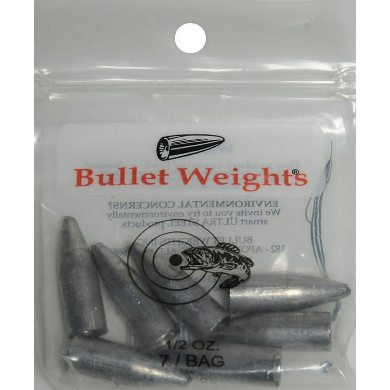 Bullet Weights Slip Sinkers Weight 1/2 oz