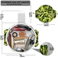 thumbnail image 4 of Camouflage Full Print Drawstring Cosmetic & Makeup Bag – Large Portable Makeup Organizer with Inner Zipper Pocket & Mesh Compartment, Travel Toiletry Bag for Women, 4 of 5