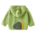 thumbnail image 4 of EnJoCho Kids Winter Hoodie Jacket Plush Long Sleeve Soft Cute Zip Up Coat With Pocket Fashion Warm Outerwear Boys Girls, 4 of 7