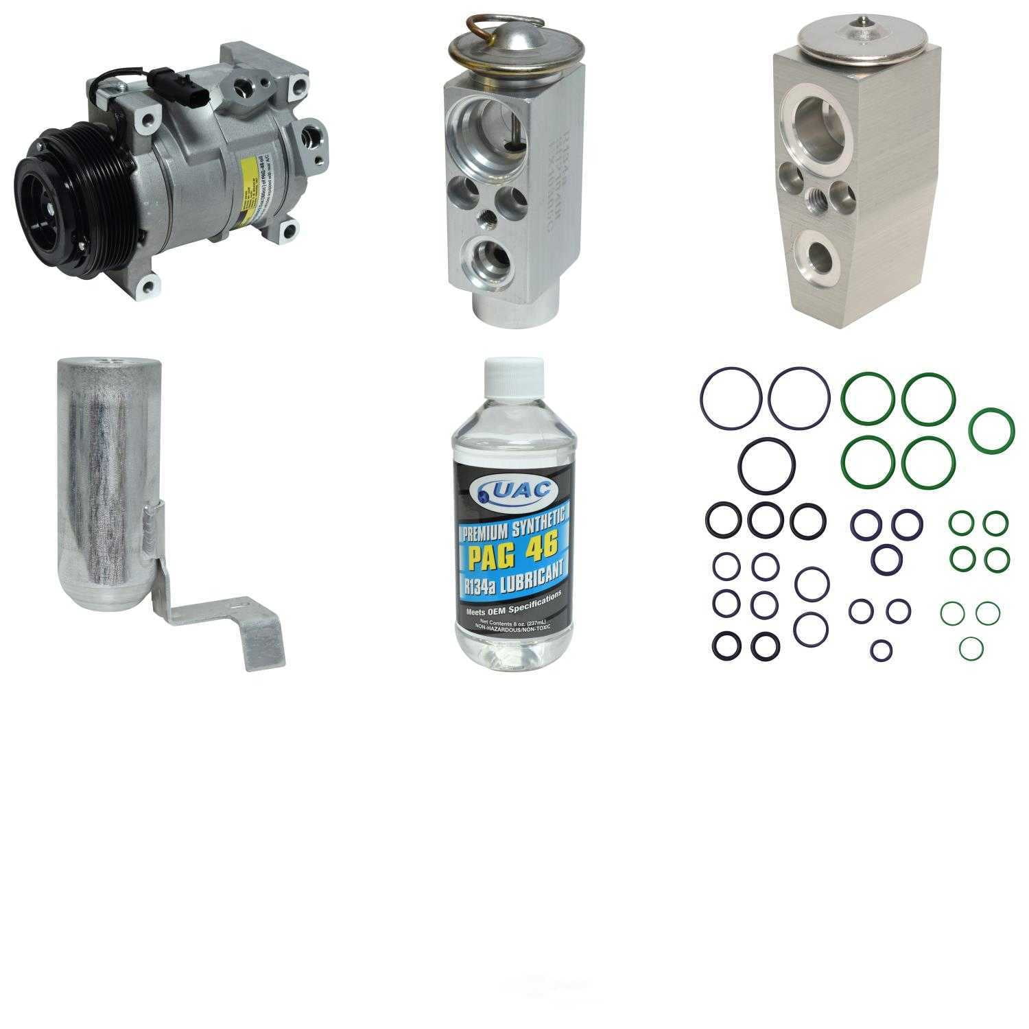 A/C Compressor and Component Kit -- Compressor Replacement Kit Fits select: 2009-2010 VOLKSWAGEN ROUTAN SE