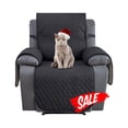 thumbnail image 1 of Funda para Sillón Reclinable XINEAGE Impermeable Antideslizante Acolchada Negra, 1 of 7