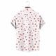 thumbnail image 5 of Ceisia Fashion Unisex Men Women Casual Short Sleeve Printed Turndown Collar Button Gift Shirt, 5 of 6