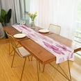 thumbnail image 4 of GZHJMY Flower Pattern Table Runner Machine Washable Polyester Table Runner Rectangle Reversible Dresser Scarves Table Decor 13 x 70 Inch, 4 of 7