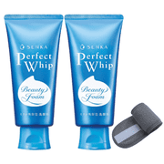 Senka Perfect Whip Beauty Foam Facial Cleanser, 120g, Pack of 2, Gentle Cleansing Face Wash