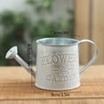 thumbnail image 5 of Vintage Metal Flower Vase Iron Watering Can Shaped Farmhouse Decor with Handle Home Decoration 3.3" High, 5 of 10