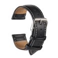 thumbnail image 1 of Correas de reloj de cuero genuino para hombre y mujer, repuesto de correa de reloj de pulsera de 18mm, 20mm, 22mm y 24mm, accesorios de reloj suaves, 1 of 4