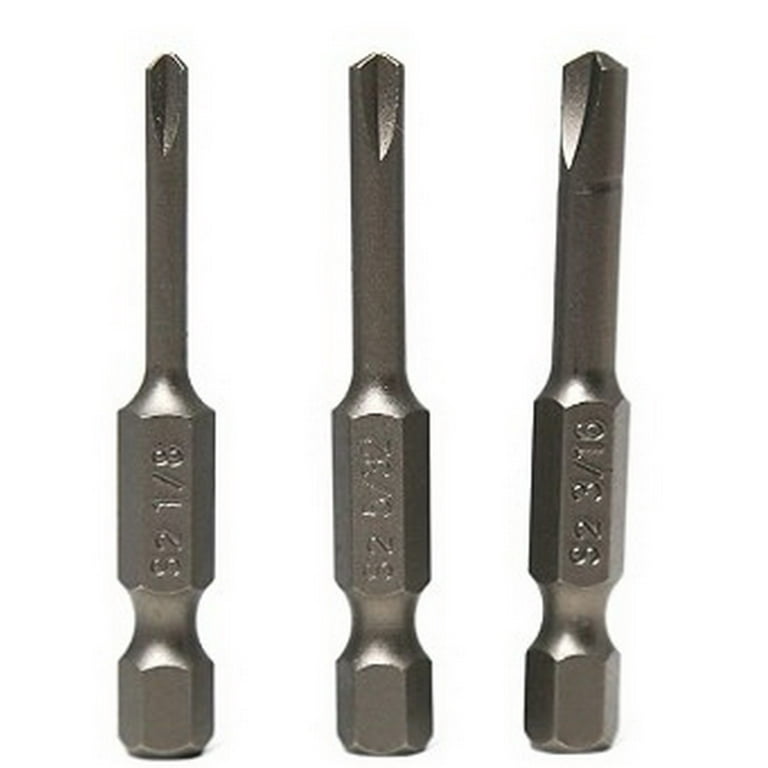 3 pcs OHIY Clutch Power Bits for Type G Screws, 1/8in 5/32in 3