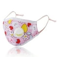 thumbnail image 2 of 2 Pcs Adjustable Children Anti-Dust 5 Layer Breathable Face Mask with Breathing Valve & 4 Filter Pads, 2 of 9