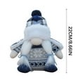 thumbnail image 2 of Xihbxyly Historia de La Navegación Muñeco Enano Barbudo de Tejido de Punto Azul para Navidad, Adornando Decorativos Rudolph, 2 of 2