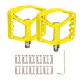 thumbnail image 2 of Durables 1 par de pedales de bicicleta antideslizantes de plana Amarillo Sunnimix pedales de bicicleta de montaña, 2 of 8
