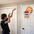 thumbnail image 4 of Aro de baloncesto plegable para niños pequeños, altura ajustable para juego de pelotas en casa y oficina, 4 of 8