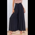 thumbnail image 4 of Pantalones Casuales para Mujer, con Cintura Elástica y Pierna , con Bolsillos. Negro XXL, 4 of 10