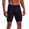 thumbnail image 2 of BRANROY Men's Running Cycling Swim Shorts - Lightweight Compression Color-Block Athletic Shorts for Men,Gym Shorts and Running Shorts,Black,L, 2 of 5