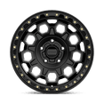 thumbnail image 3 of KMC KM545 Trek Satin Black 17x9 5x150 18mm (KM54579058718), 3 of 3