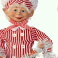 thumbnail image 2 of Regency International 17" Fabric Bendable Candy Chef Elf , Set of 2 Assortment, 2 of 2