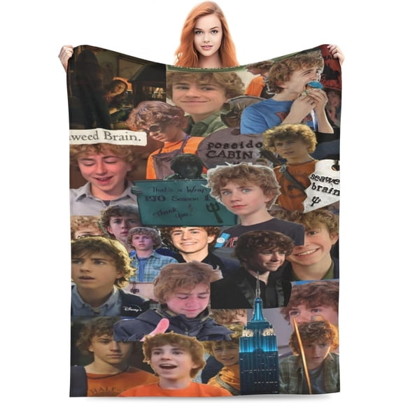 Walker Scobe-ll Fleece Blanket Soft Cozy Throw Blanket 40x50, Lightweight Fuzzy Comfy Flannel Blanket Warm Plush Throw Blankets for Couch, Sofa, Bed