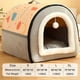 thumbnail image 1 of Pet House Nest Semi Enclosed Type Cats Dog Bed With Mat Deep Sleep Tent Detachable Washable Winter Warm Dog House Pet Supplies ShopWise Round, 1 of 10