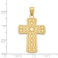 thumbnail image 4 of 14K Yellow Gold Charm Pendant Themed 37 mm 24 Cross With Serenity Prayer, 4 of 4