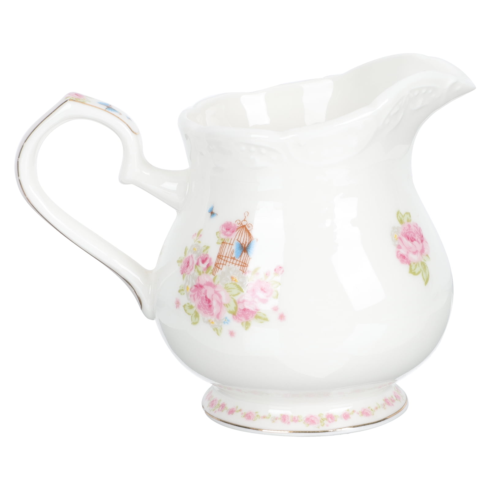 Hemoton Pitcher Creamer Ceramic Milk Sauce Coffee Gravy Tea Mini Jug