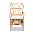 thumbnail image 2 of Baxton Studio Fauteuil en Rotin Fini Naturel Aya, 2 of 8