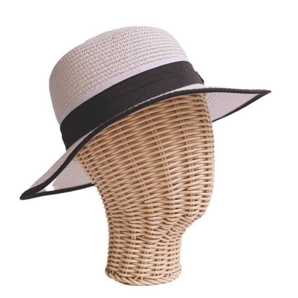 51cm Femme Tête de Mannequin de Longue cou Présentoir en ABS Modèle d
